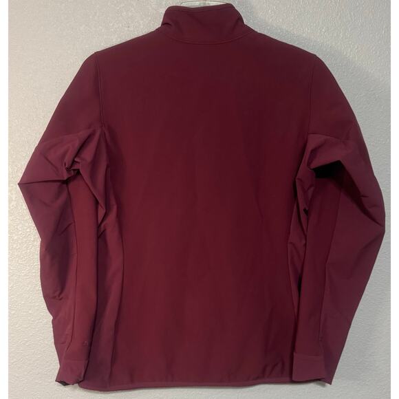 Patagonia Polartec Womens Large Jacket Red Light Coat Hardshell Outdoor Zip Up - Picture 7 of 13